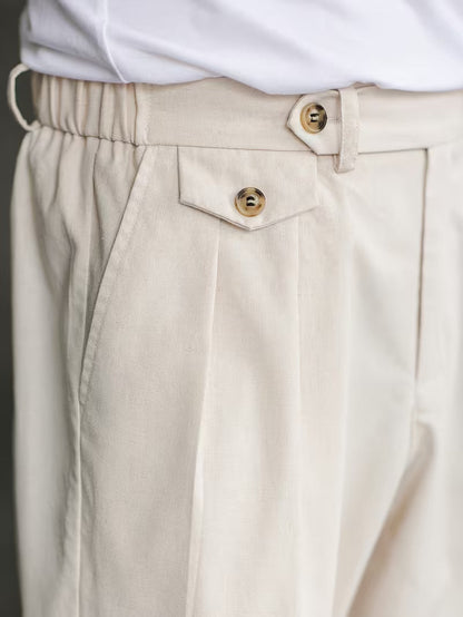 LIFT - Geplooide Broek - Beige