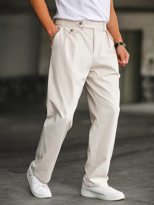 LIFT - Geplooide Broek - Beige